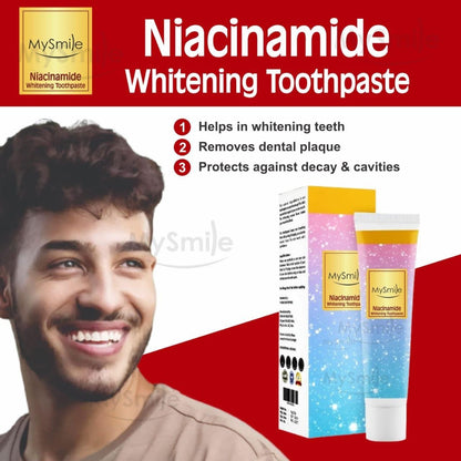 Niacinamide Whitening Toothpaste – Stain Removal & Fresh Breath (50g)