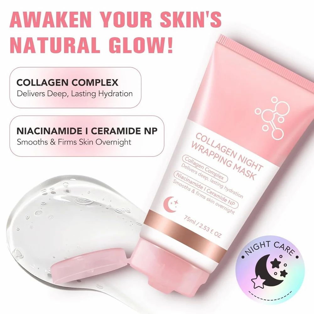 Medicube Collagen Night Wrapping Mask – Overnight Hydration & Firming Care (75ml)